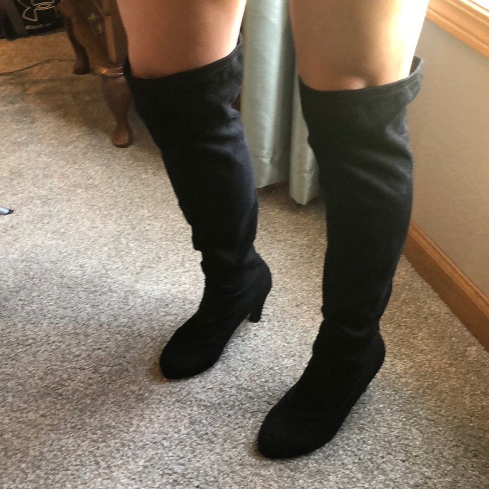 🔥Over the knee suede boots🔥